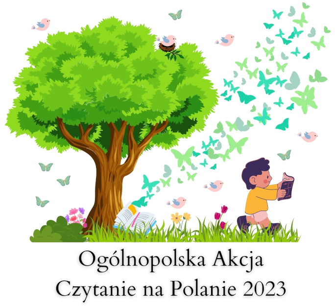 Akcja Czytanie na Polanie - grafika